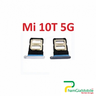 Khay thẻ SIM + Khay thẻ SIM cho Xiaomi Mi 10T 5G Khay thẻ SIM + Khay thẻ SIM cho Xiaomi Mi 10T 5G